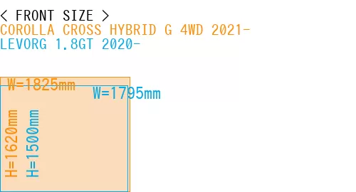#COROLLA CROSS HYBRID G 4WD 2021- + LEVORG 1.8GT 2020-